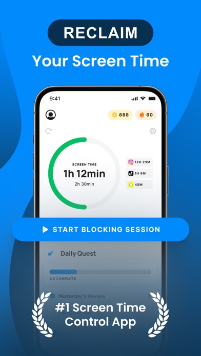BePresent: Screen Time Control App Store screenshot 1