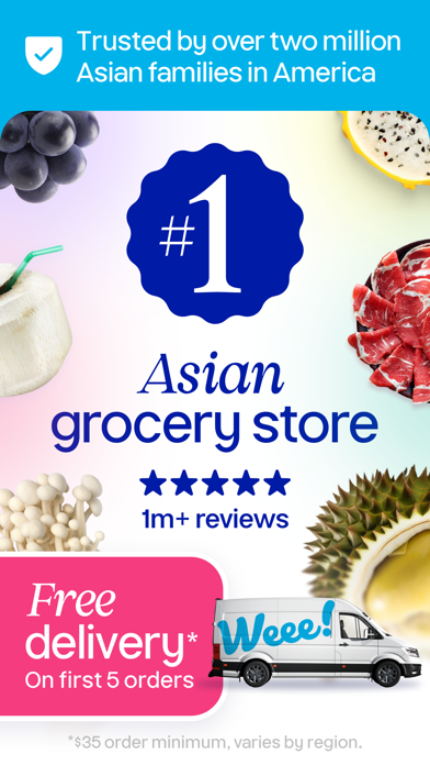 Weee! #1 Asian Grocery App App Store screenshot 1