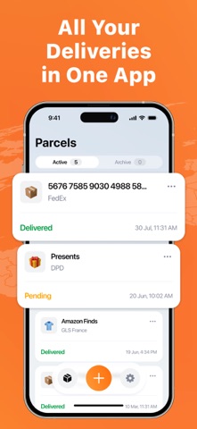 Tracko: Package Tracking App App Store screenshot 2