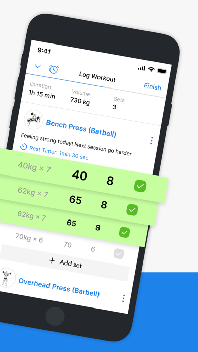 Hevy - Workout Tracker Gym Log App Store screenshot 2