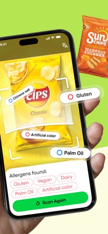 Allergy & Food Scanner: Nosher App Store screenshot 2