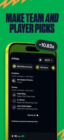 Underdog Sports App Store screenshot 2