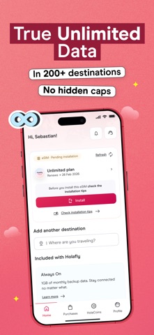 Holafly eSIM: Unlimited Data App Store screenshot 2