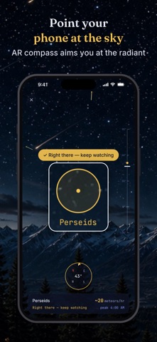 Meteor Shower: Alerts App Store screenshot 2