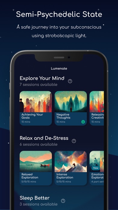 Lumenate: Explore & Relax App Store screenshot 2