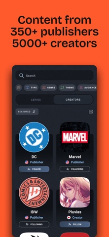 GlobalComix: Comics and Manga App Store screenshot 2