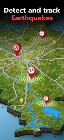 Earthquake Alerts: Tracker Map App Store screenshot 2