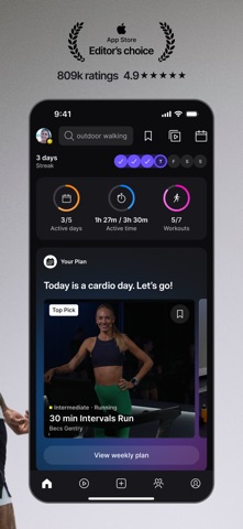 Peloton: Fitness & Workouts App Store screenshot 2