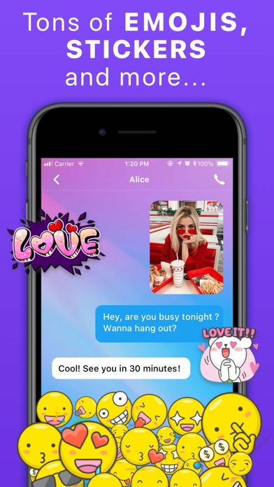 Text App: Wifi Calling+Texting App Store screenshot 1