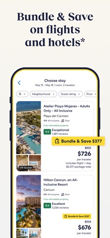 Expedia: Hotels, Flights, Cars App Store screenshot 2