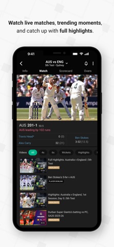 Willow - Watch Live Cricket App Store screenshot 2