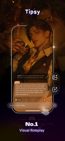 Tipsy Chat: Live Your Story App Store screenshot 1