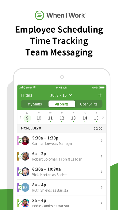 When I Work Staff Scheduling App Store screenshot 1