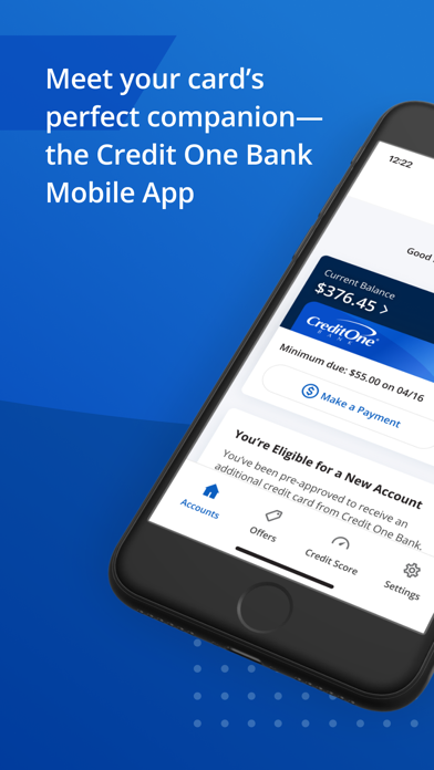 Credit One Bank Mobile App Store screenshot 1