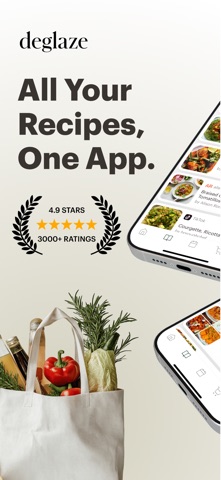 Deglaze: Cooking, Simplified App Store screenshot 1