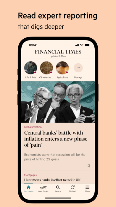 Financial Times: Business News App Store screenshot 2