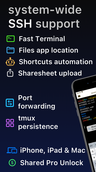 SSH Client - Secure ShellFish App Store screenshot 1