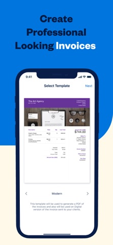 FreshBooks Invoicing App App Store screenshot 2