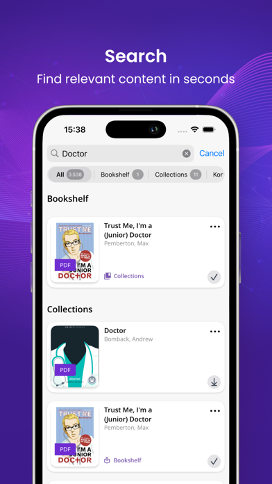 Kortext App Store screenshot 2