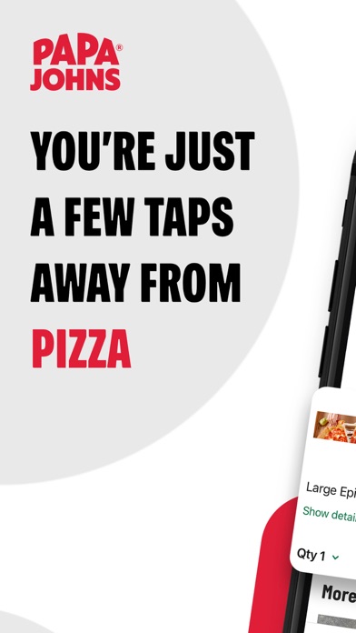 Papa Johns Pizza & Delivery App Store screenshot 1