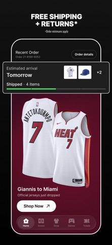 Fanatics: Shop NFL, NBA & MLB App Store screenshot 1