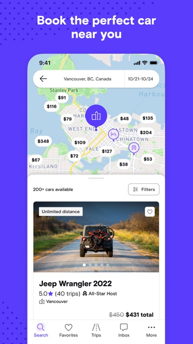 Turo — Better car rental App Store screenshot 1