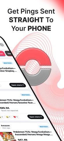 Pingr - TCG & Restock Alerts App Store screenshot 2