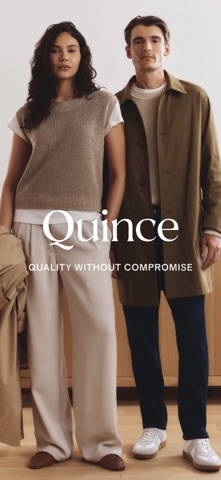 Quince: Luxury Essentials App Store screenshot 1