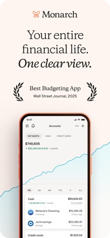 Monarch: Budget & Track Money App Store screenshot 1