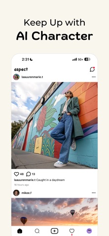 Aspect: AI-Only Social Media App Store screenshot 2