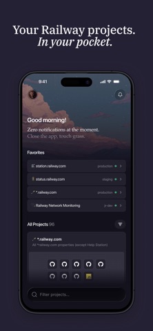 Railway.com App Store screenshot 1