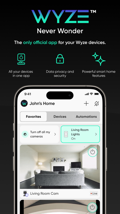 The Official Wyze App App Store screenshot 1