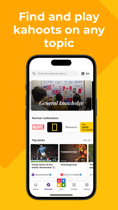 Kahoot! Play & Create Quizzes App Store screenshot 2