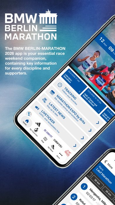BMW BERLIN-MARATHON 2026 App Store screenshot 1