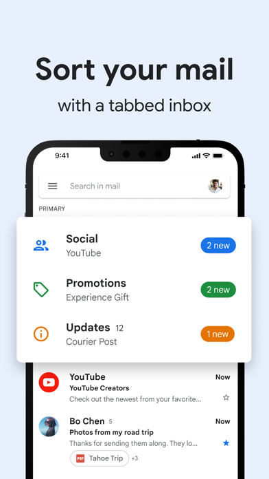 Gmail - Email by Google App Store screenshot 2