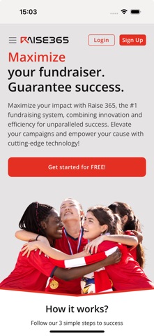 RAISE365 App Store screenshot 1