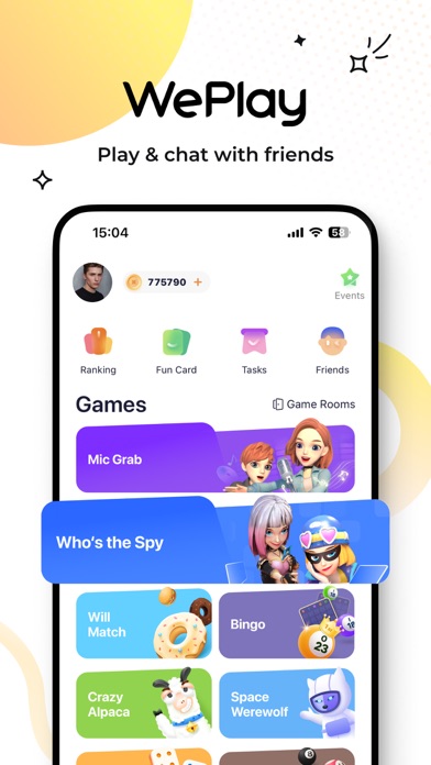WePlay - Game and Party App Store screenshot 1