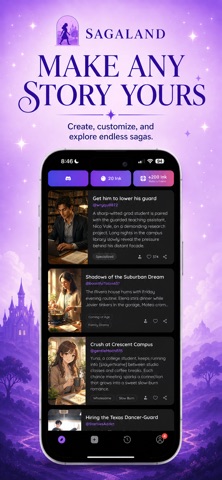 Sagaland - Interactive Fiction App Store screenshot 2