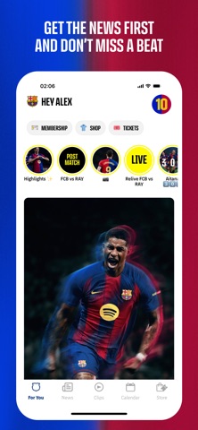 FC Barcelona Official App App Store screenshot 2