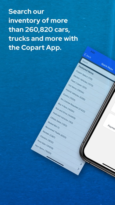 Copart - Online Auto Auctions App Store screenshot 1