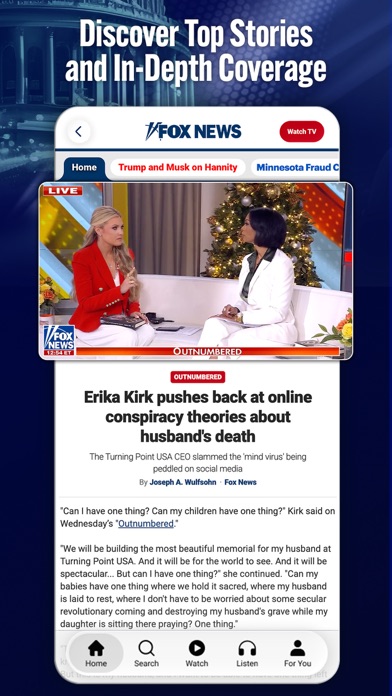 FOX News: US & World Headlines App Store screenshot 1
