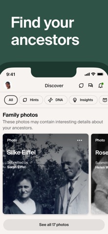 Ancestry: Family History & DNA App Store screenshot 1
