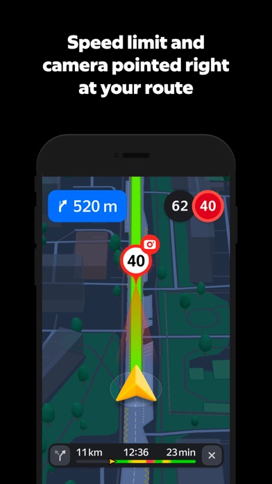 Yandex Navi – navigation, maps App Store screenshot 1