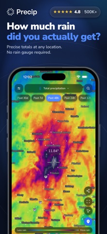 Precip - Rain Today & Forecast App Store screenshot 1