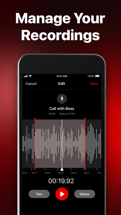 Call Recorder for iPhone ㅤ App Store screenshot 2