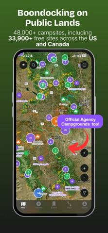 Dispersed - Free Camping App Store screenshot 1
