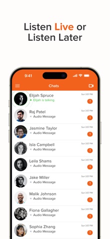 Voxer Walkie Talkie Messenger App Store screenshot 2
