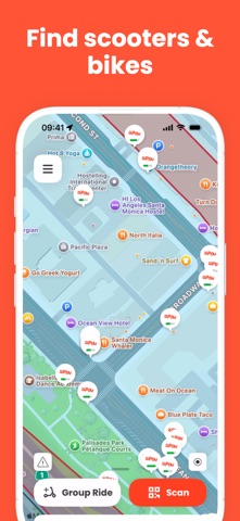 Spin — Electric Scooters App Store screenshot 1