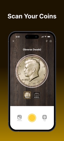 Coin Identifier & AI Scanner App Store screenshot 2