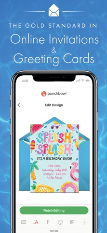 Punchbowl: Invitations & Cards App Store screenshot 1